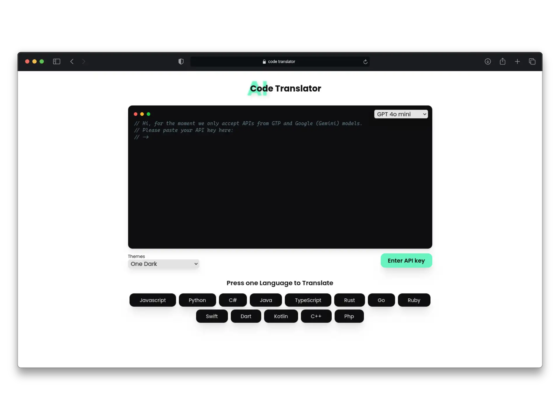 Code Translator